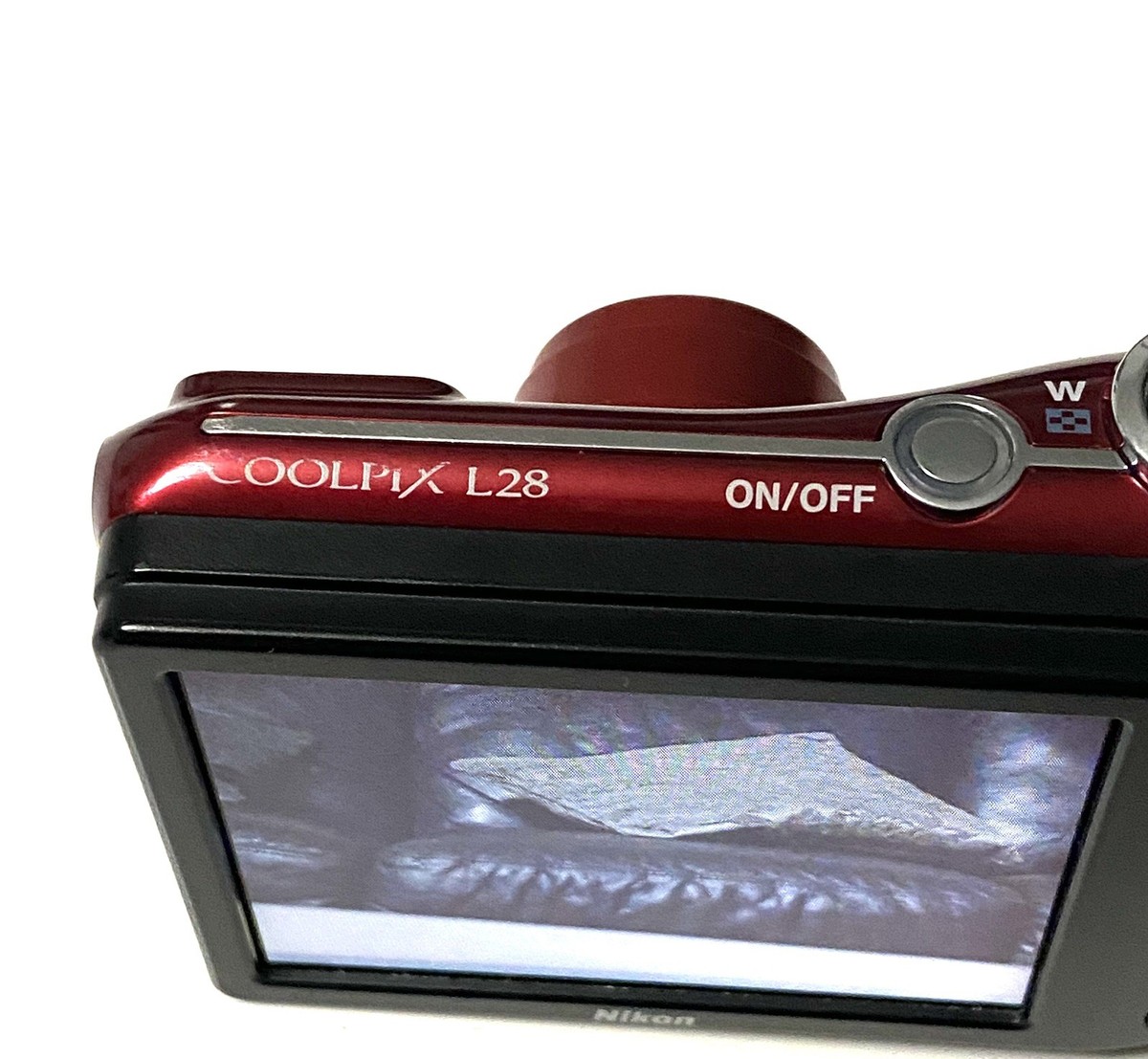 Nikon Coolpix L28 Red 20.1MP Digital Camera 5x Optical Zoom | eBay