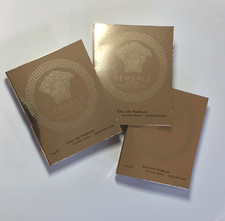 3X Versace Eros Pour Femme Eau de Parfum for Women Sample Spray 0.03oz / 1ml ea