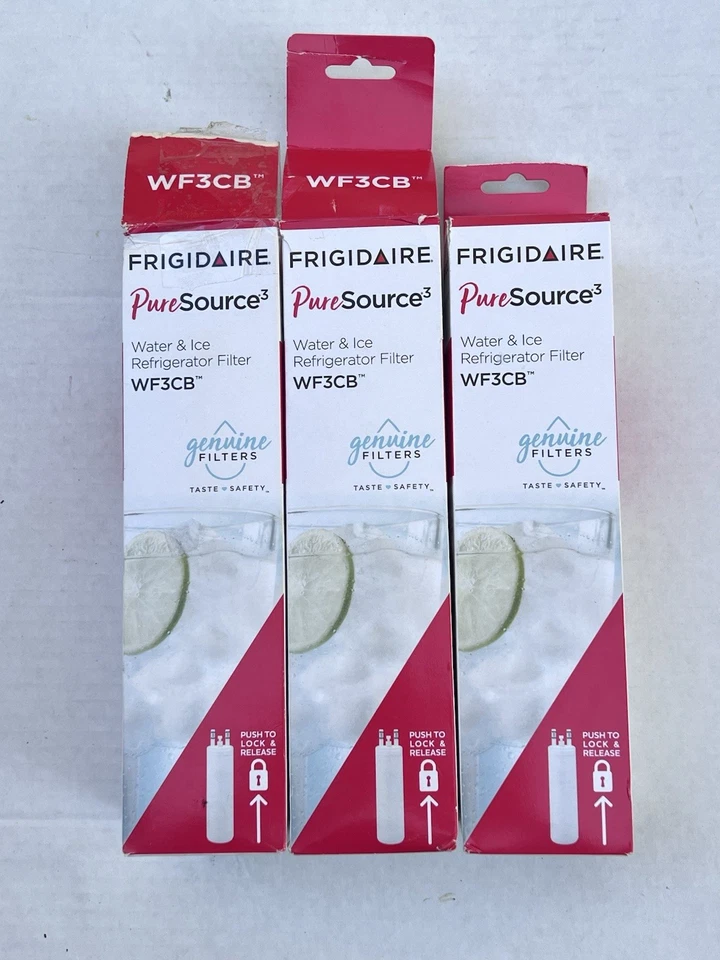 3 PACK NEW Frigidaire WF3CB Refrigerator PureSource 3 Water & Ice Filter US - Image 3 of 4