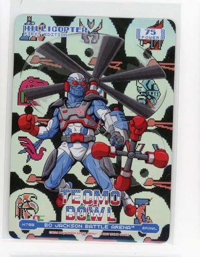 2026 Bo Jackson Battle Arena Tecmo Bowl Hillicopter Helmets Brawl Foil