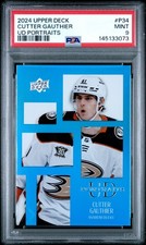 2024 UD UD PORTRAITS #P34 CUTTER GAUTHIER PSA 9
