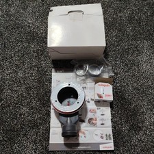 Wirquin 30723374 Slim+ Shower waste & Trap 40mm Chrome ABS dome D90mm