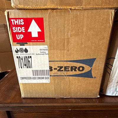 Sub-Zero Refrigerator Compressor Assembly 7014067 Compatible Model EM65NR