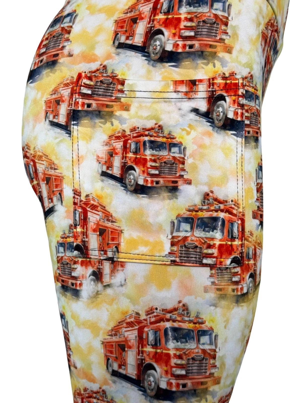 Big Red Firetruck Leggings