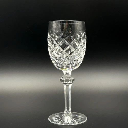 Vintage Waterford Crystal POWERSCOURT Water Goblet 6 3/8" Gothic Logo