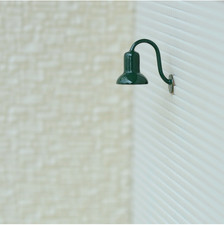 8 x O scale street wall lights model railroad LED bracket path lamp post R56