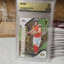 Panini Illusions Bo Nix Illusionists Rookie Denver Broncos #4 Football Card 2024
