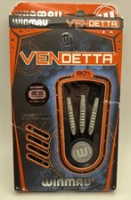 WINMAU Vendetta 80% Tungsten Darts Steel Tip 23g Gram New 3 Pack