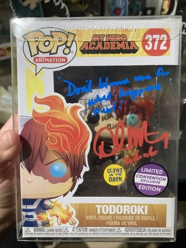 Funko Pop My Hero Academia Shoto Todoroki Signed Vinyl Figure