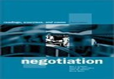 Negotiation: Readings, Exercises, and ..., Barry, Bruce