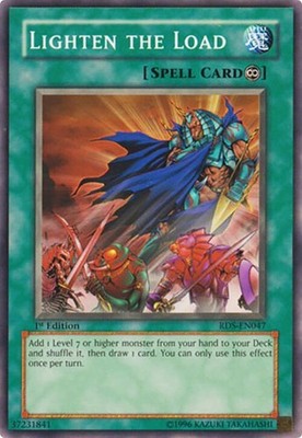 Lighten the Load RDS-EN047 Rise of Destiny Yu-Gi-Oh Unlimited NM/M