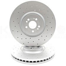 FOR MERCEDES GLE400d GLE400e GLE450 AMG SPORT FRONT BRAKE DISCS PAIR 400mm