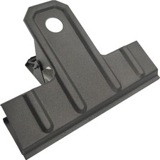 Locci Black Large Bull Clips, 10 Pack Extra Binder 4.7inches,