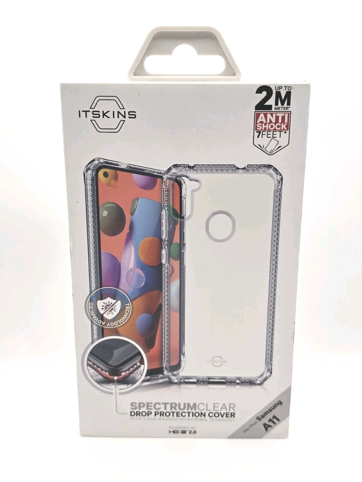 ITskins Spectrum Slim Phone Case Cover Protection for Samsung Galaxy A11 Clear