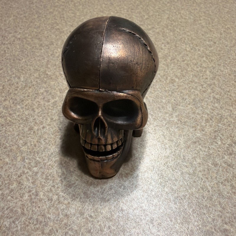 Skull Die Cast Metal Collectible Pencil Sharpener