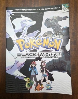 2011 Pokémon Black White Version Official Strategy Guide Volume 1 W/ Mini-Poster