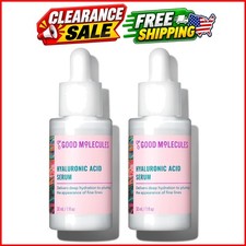 Hyaluronic Acid Serum for Face, 1 fl oz, Pack of 2
