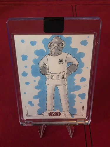 Patrick Richardson Star Wars 2012 Topps Galaxy Sketch Card card