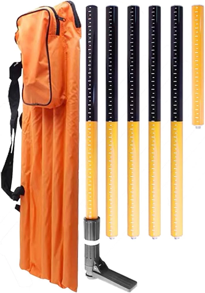 Laser Level Height Adjustment Rod with Up-Down Sliding & Horizontal Rotation