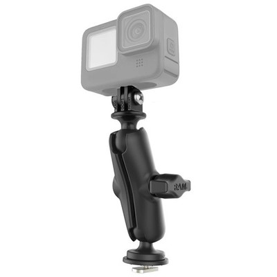 RAM Track Mount with Custom Adatper for GoPro Hero Action Camera
