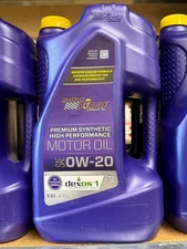 Royal Purple SAE 0W-20 High Performance Motor Oil 5qt Jug Dexos 1 GM GEN~3
