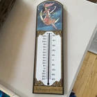Vintage Miller High Life Beer Wall Thermometer 23" X 7” Wooden Sign
