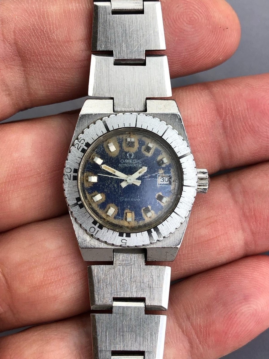 Omega Automatic Geneve Lady Ref 5660048 Diver Rare Gerald Genta