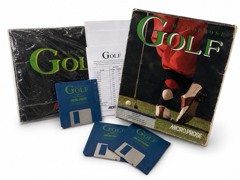 Microprose Golf Atari ST Big Box Videogame, Complete, Good Working Order.