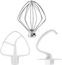3-Piece Kit Attachments for Kitchenaid Tilt-Head Stand Mixer, Accessories Stainl