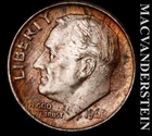 1962 Silver Roosevelt Dime - Choice Gem Brilliant Uncirculated  Color  #L3715