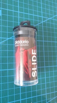 D'Addario PWGS-M Glass Slide Medium Glas Gitarren-Slide Zubehör NEU