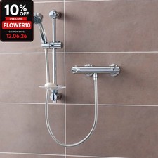 Image of Triton Dene Cool Touch Thermostatic Bar Mixer Shower Chrome 3 Spray UNDETHBMCT