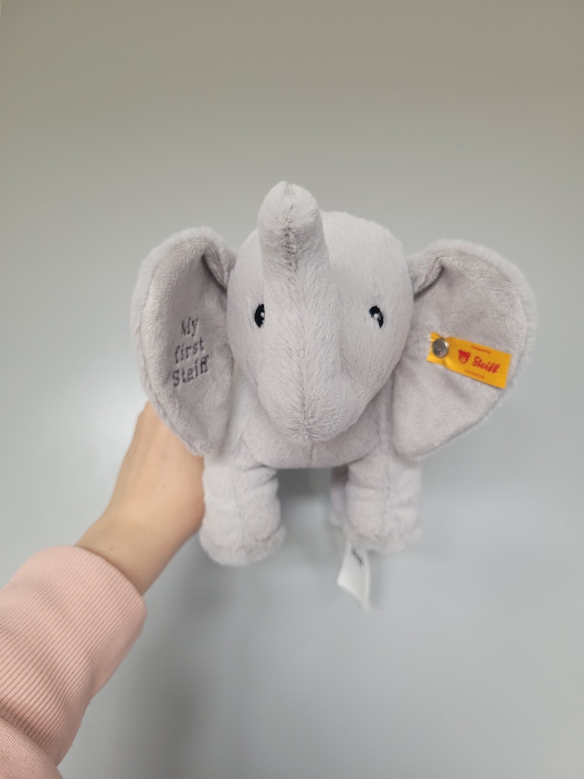 Steiff 242717 Soft Cuddly Friends My First Ellie Elephant Grey