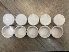 Thermostatic Radiator Valve TRV Plastic  Screw Cap for Radiator Valve White x 10