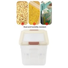 Flour Storage Bin Rice Storage Container Multipurpose Airtight For Kitchen