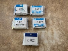 HP Genuine 10 Black 82 Color Ink 2 YELLOW 1 MAGENTA 1 CYAN 1 BLACK INK CARTRID