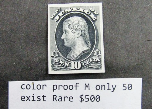 nystamps US Stamp Color Proof Mint Only 50 Exist Rare Paid $500  M20x2492