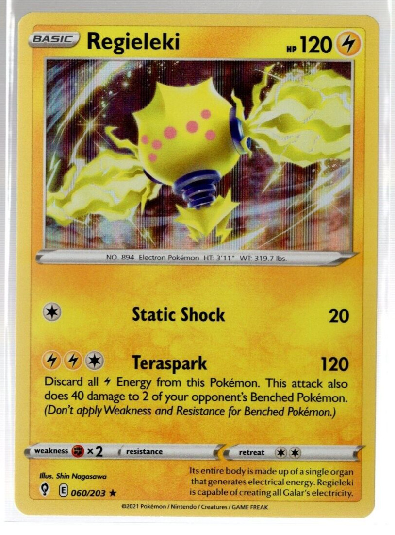 Regieleki 060/203 Holographic Rare Evolving Skies Pokemon TCG Near Mint