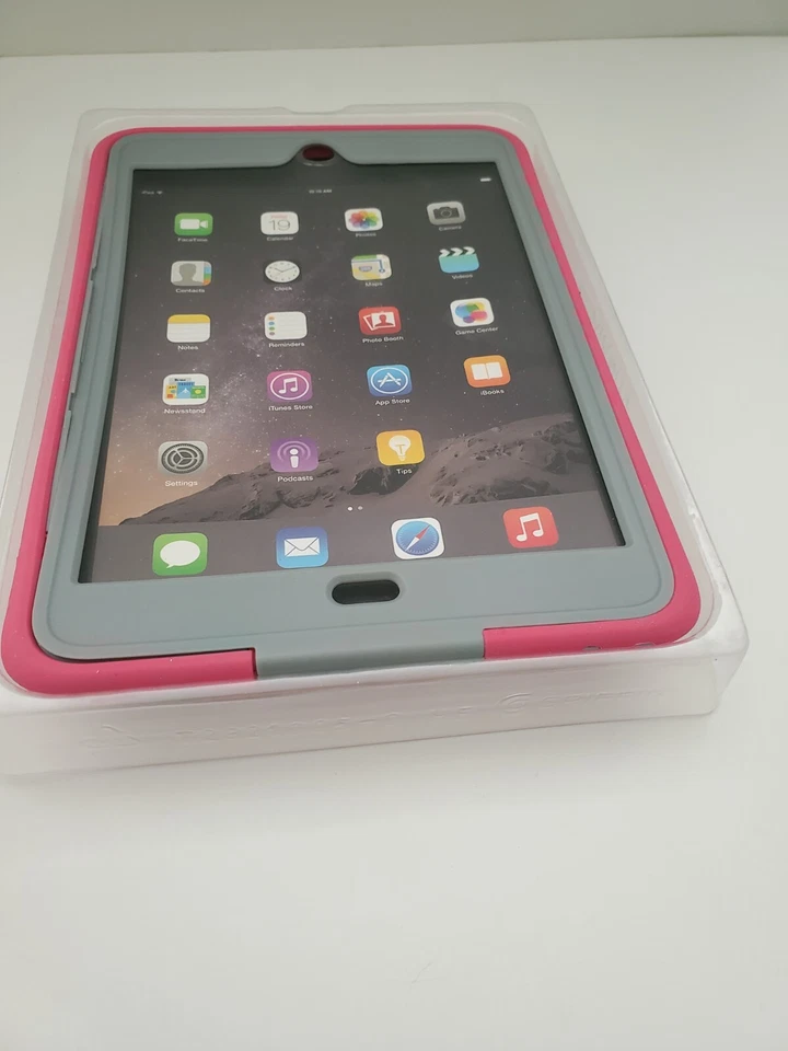 Griffin Survivor Slim Protective Case for iPad Mini 1,2,3 Gray & Pink - Image 3 of 4