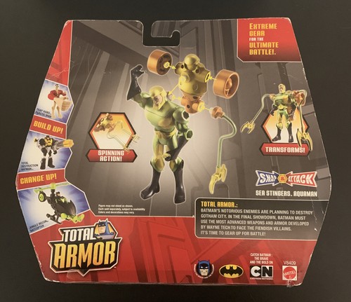 NEW Batman Brave and the Bold Total Armor Sea Stingers AQUAMAN Figure Mattel - Picture 4 of 4