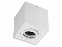 Aluminium Spot Aufbaustrahler GU10 Deckenleuchte KüChe Theke Weiß Schwenkbar