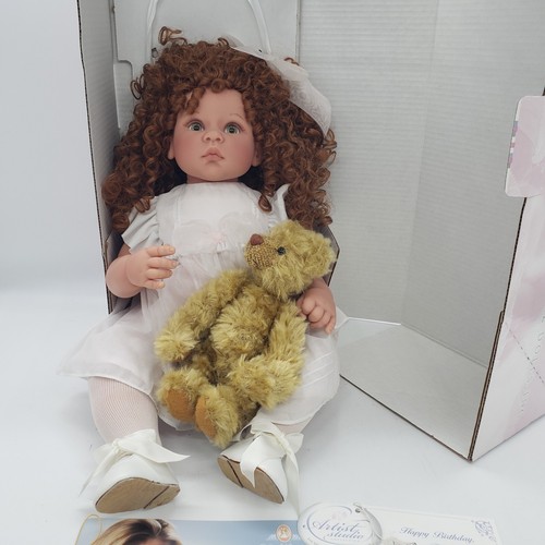 Lee Middleton 21" Happy Birthday, Teddy Vinyl Edition Doll #587