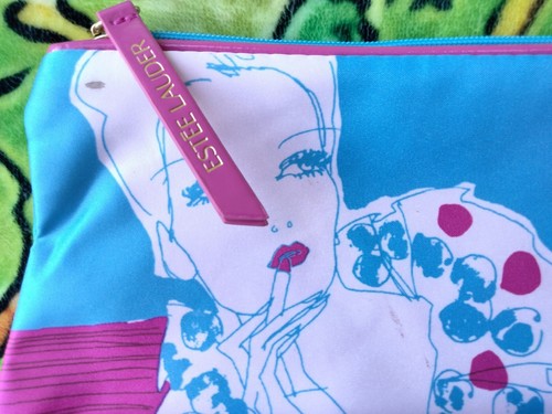 3-set Assorted ESTEE LAUDER Cosmetic Makeup Bags Quentin Jones, Puffer, Lady - Picture 15 of 15