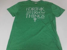 Game of Thrones Mens shirt Extra Large Green HBO official  logo Graphic