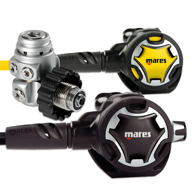 Mares Dual Adj Second Stage Regulator - Ultra-Lightweight Technopolymer Scuba Diving Reg