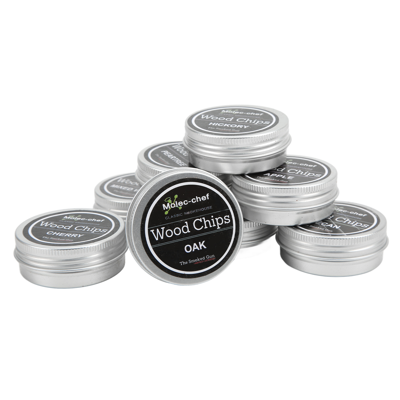 8PCS Smoking Wood Chips Cocktail Smoker Kit For Smoked Drinks FD