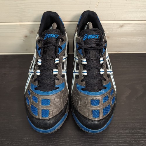 Asics GelLethal MP4 Mens UK 10 EU 44.5 Black Blue Hockey Low Trainers