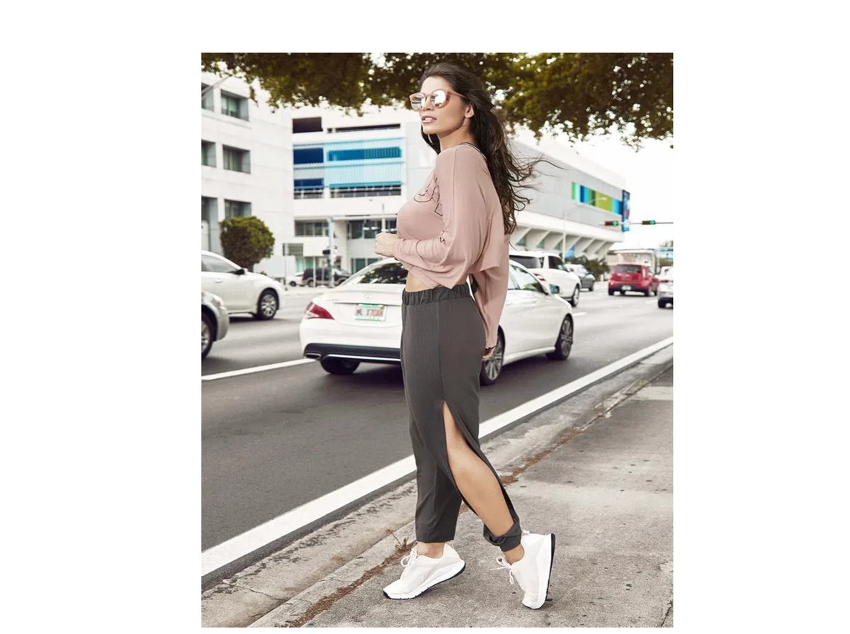 Woman Pants Jogger Grey Chamela Made in Colombia Casual Women Pant Grey