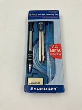 8 Piece Staedtler Geo Set Geometry Set ALL Metal Compass