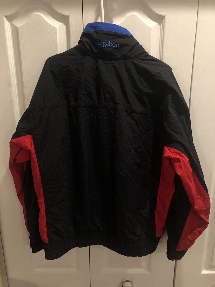 Vintage Colombia Black Red Bugaboo Jacket Size L Men 3 In 1 Interchange - Image 4 of 4